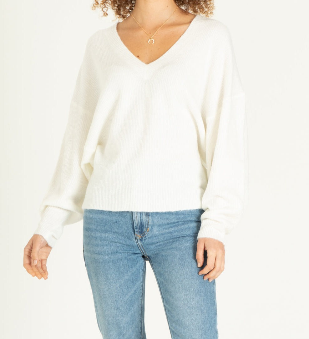 Buy H&M Women White & Black Acrylic Jumper - Sweaters for Women