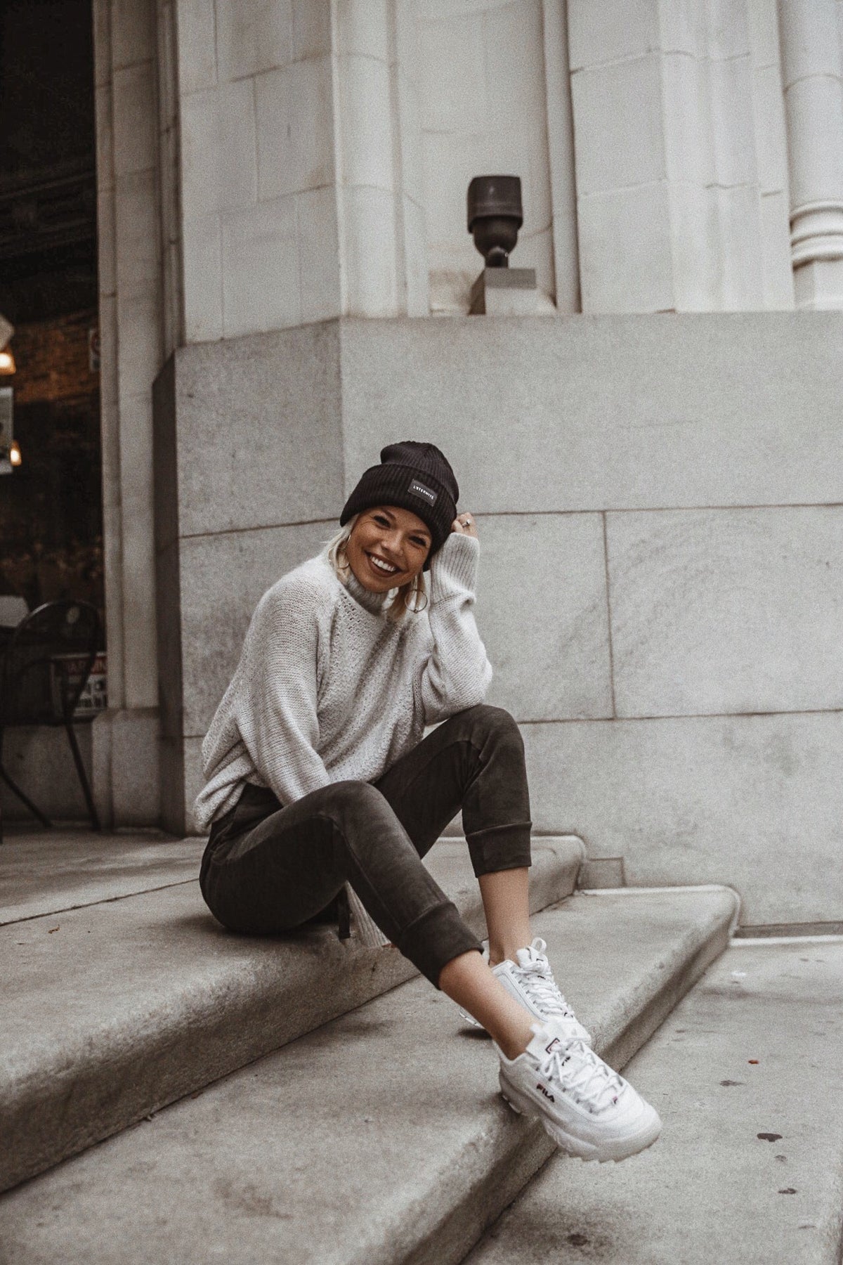 Converse white style sales