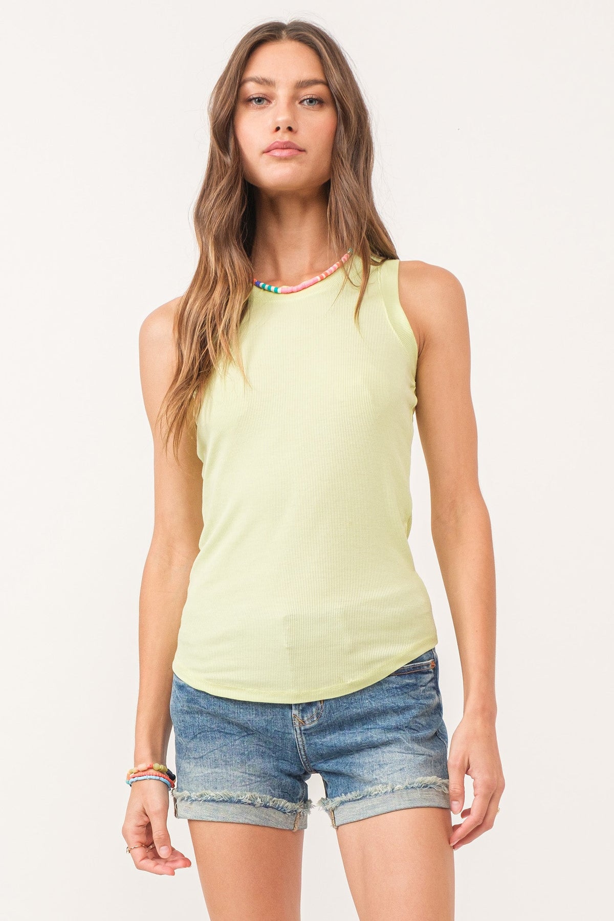 cleo-ribbed-tank-pale-lime