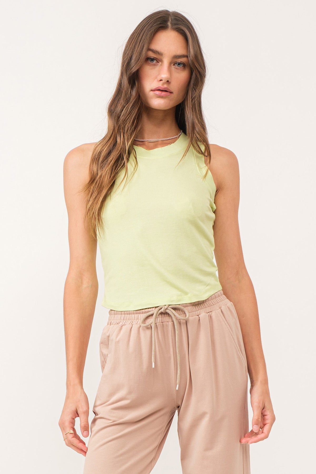 baby-cleo-ribbed-tank-pale-lime