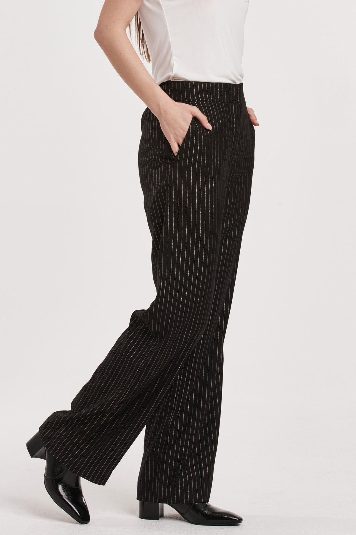 azula-high-waist-elastic-back-pants-with-stripes-blacksilver