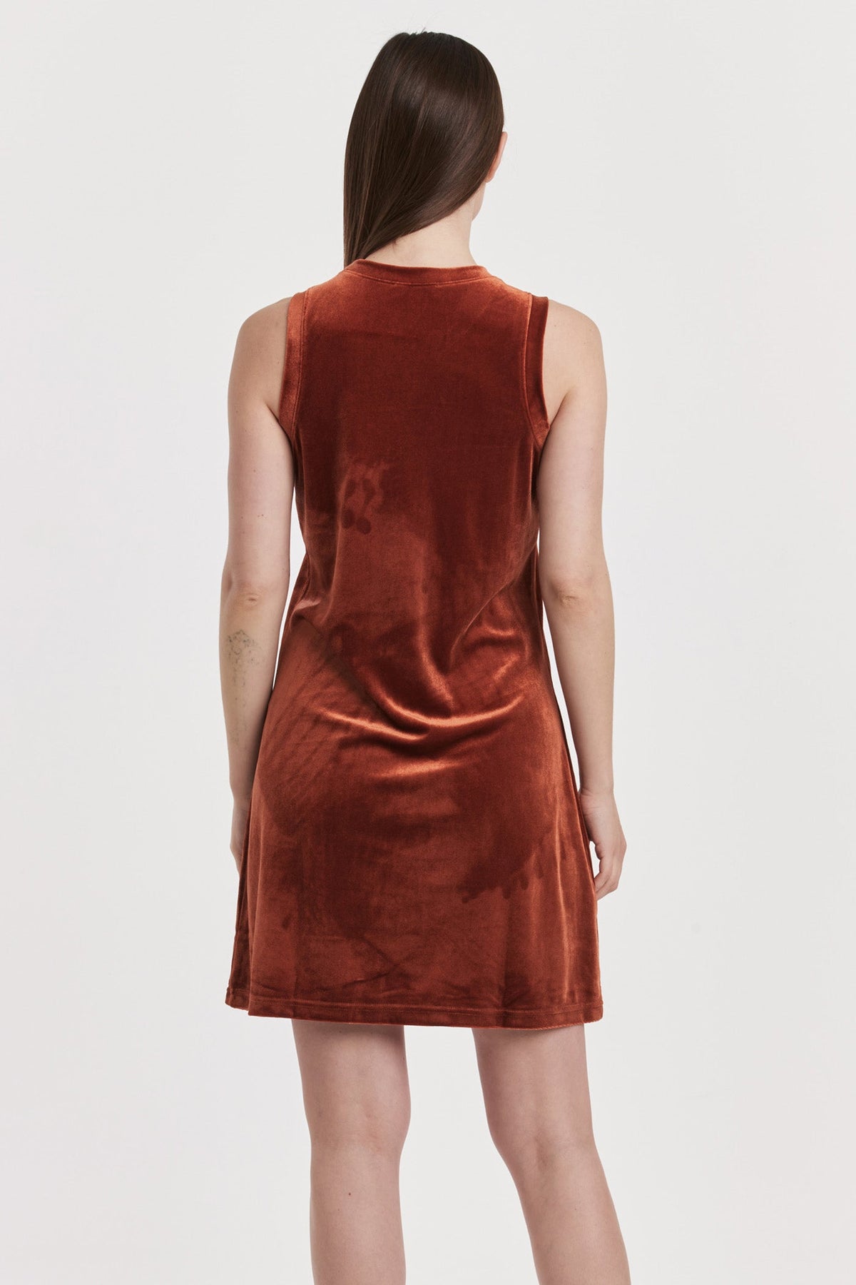 justine-high-neck-sleeveless-swing-dress-roasted-pecan-velvet