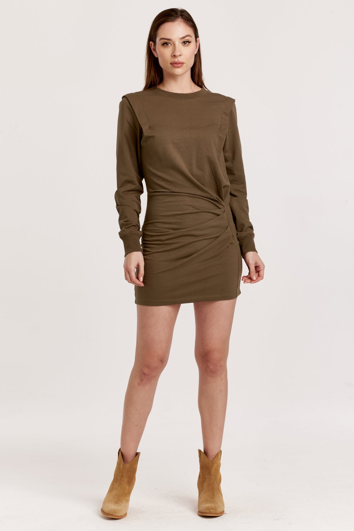 hendrix-long-sleeve-side-ruched-dress-vineyard