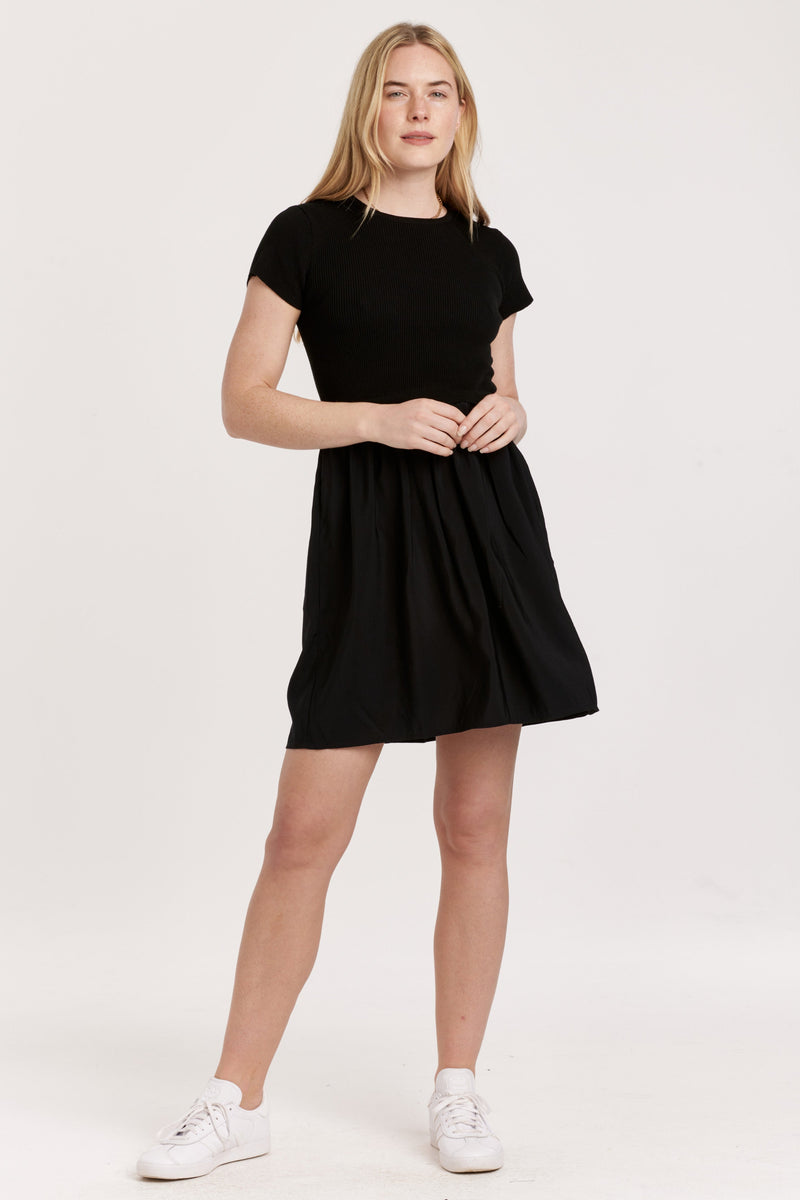 avalon-mock-neck-short-sleeve-dress-black