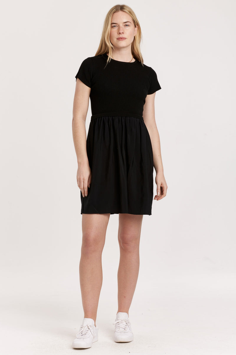 avalon-mock-neck-short-sleeve-dress-black