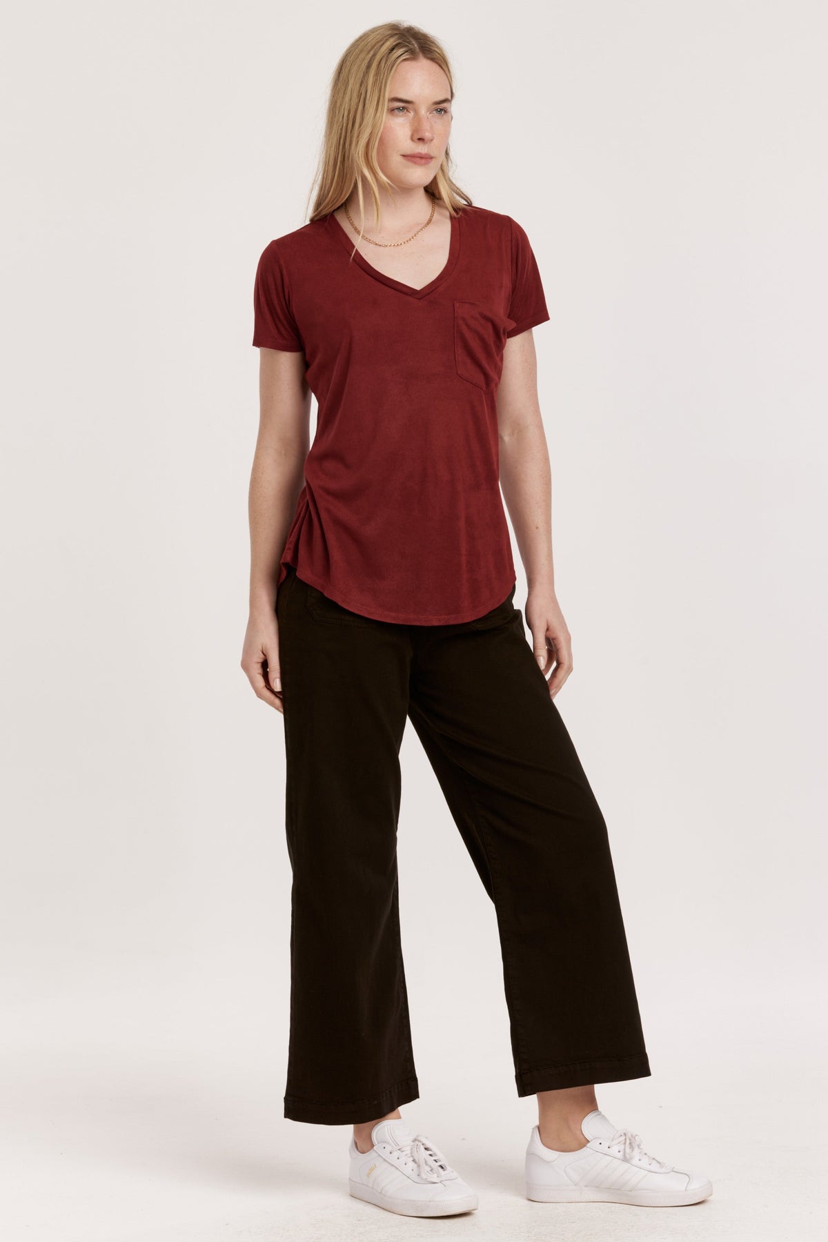 phoenix-suede-vneck-pocket-tee-compote