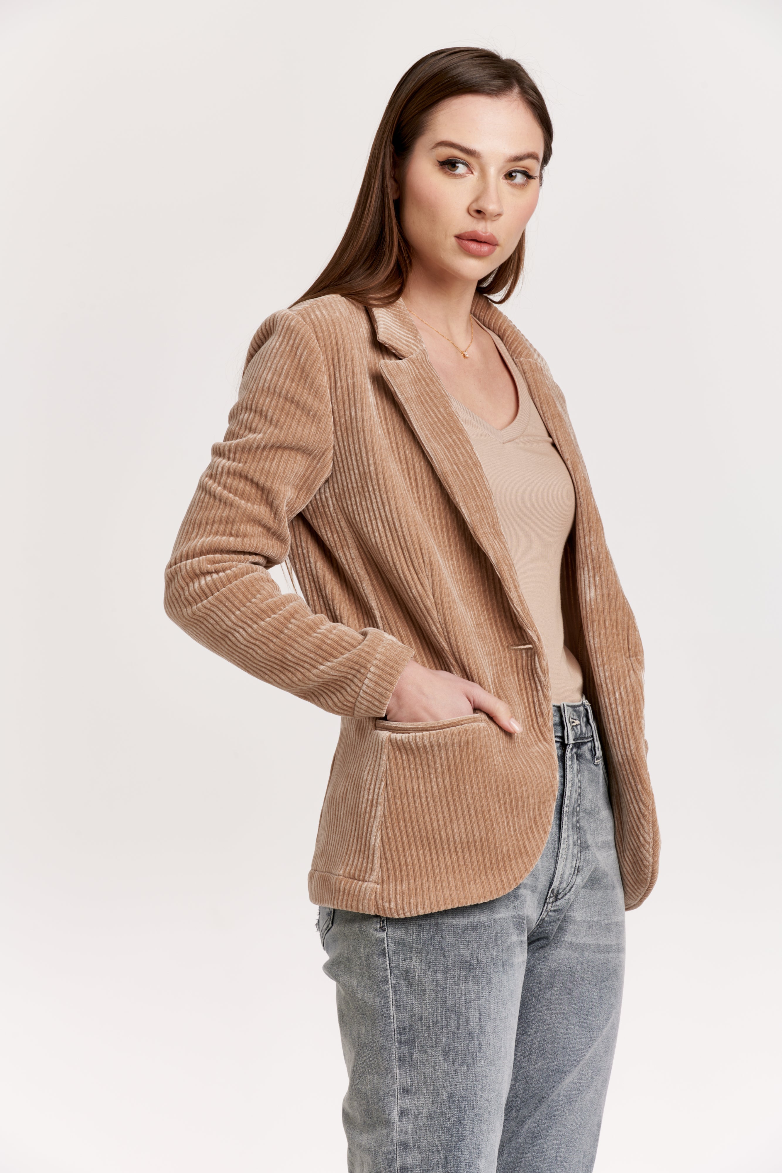 aaliyah-welt-pocket-blazer-buckwheat-chenille