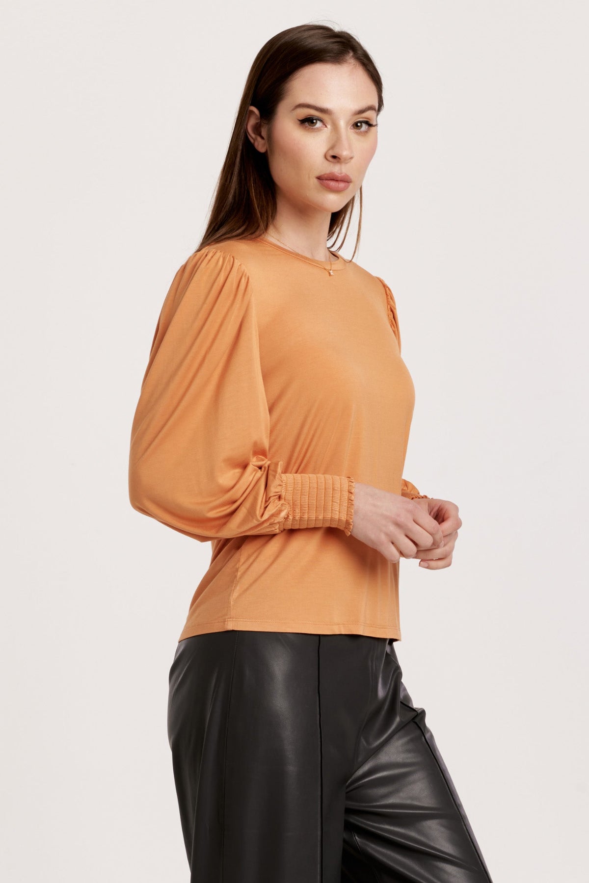 sandrine-puff-sleeve-top-pumpkin