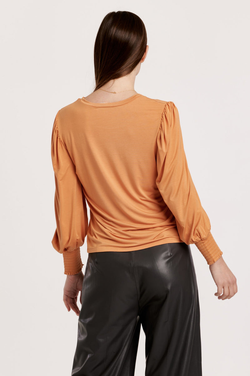 sandrine-puff-sleeve-top-pumpkin