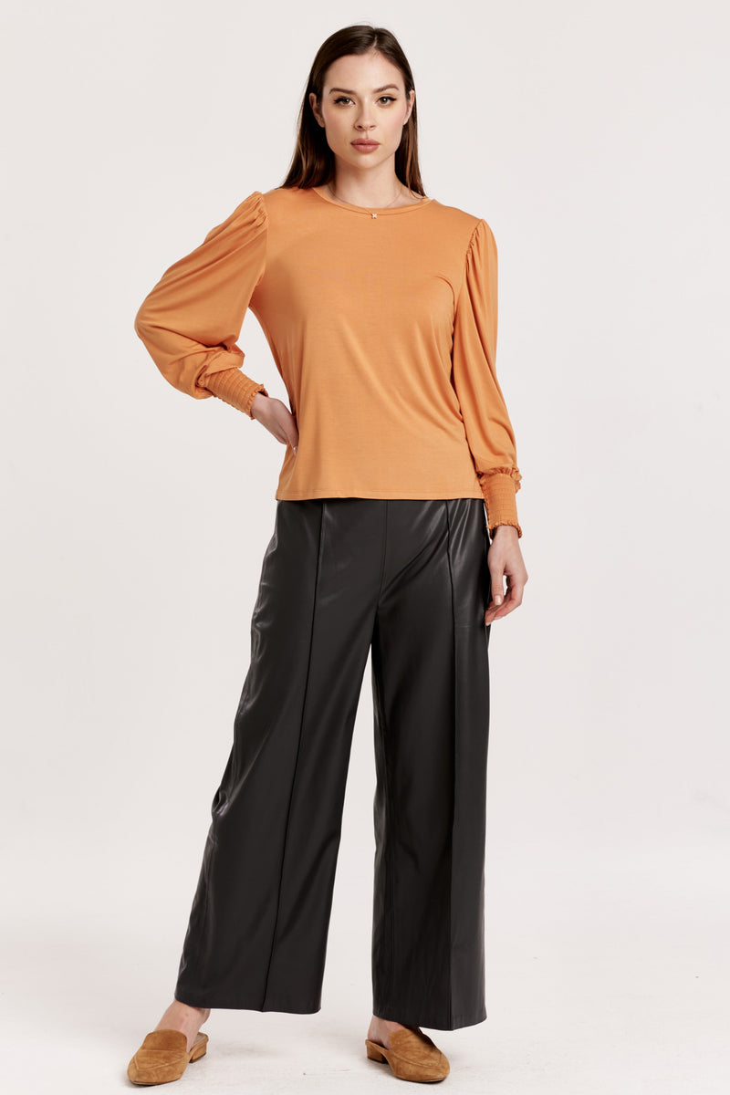 sandrine-puff-sleeve-top-pumpkin