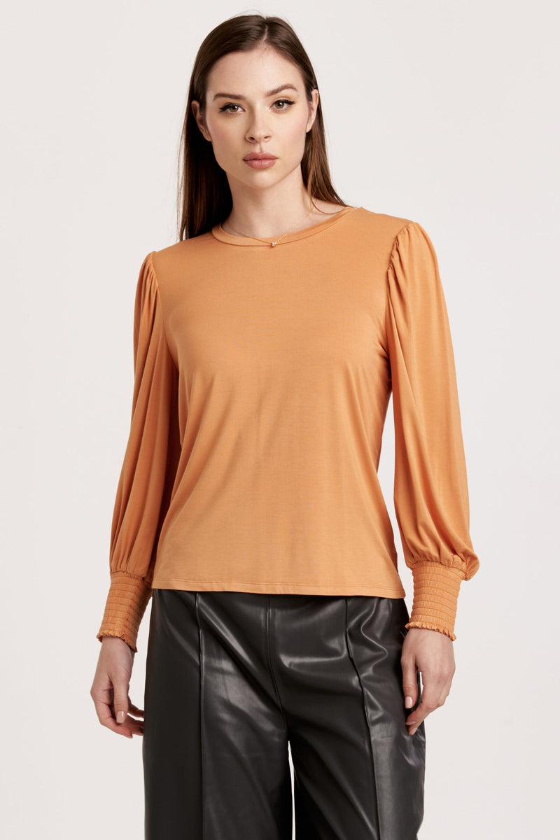 sandrine-puff-sleeve-top-pumpkin