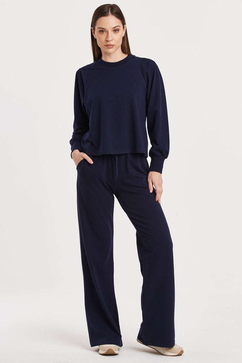 kanni-crew-neck-puff-sleeve-top-electric-indigo