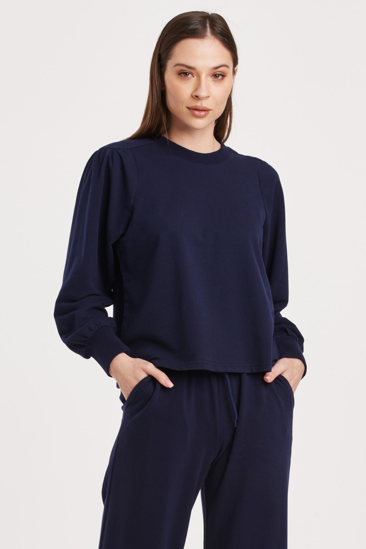 kanni-crew-neck-puff-sleeve-top-electric-indigo