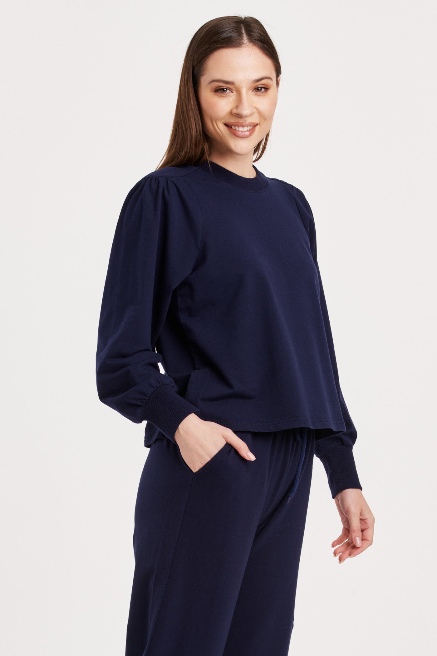 kanni-crew-neck-puff-sleeve-top-electric-indigo