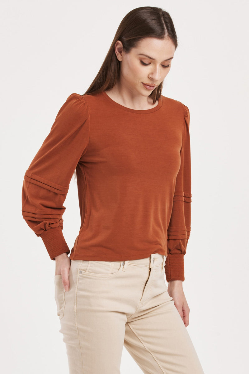 anika-long-sleeve-pleated-top-roasted-pecan