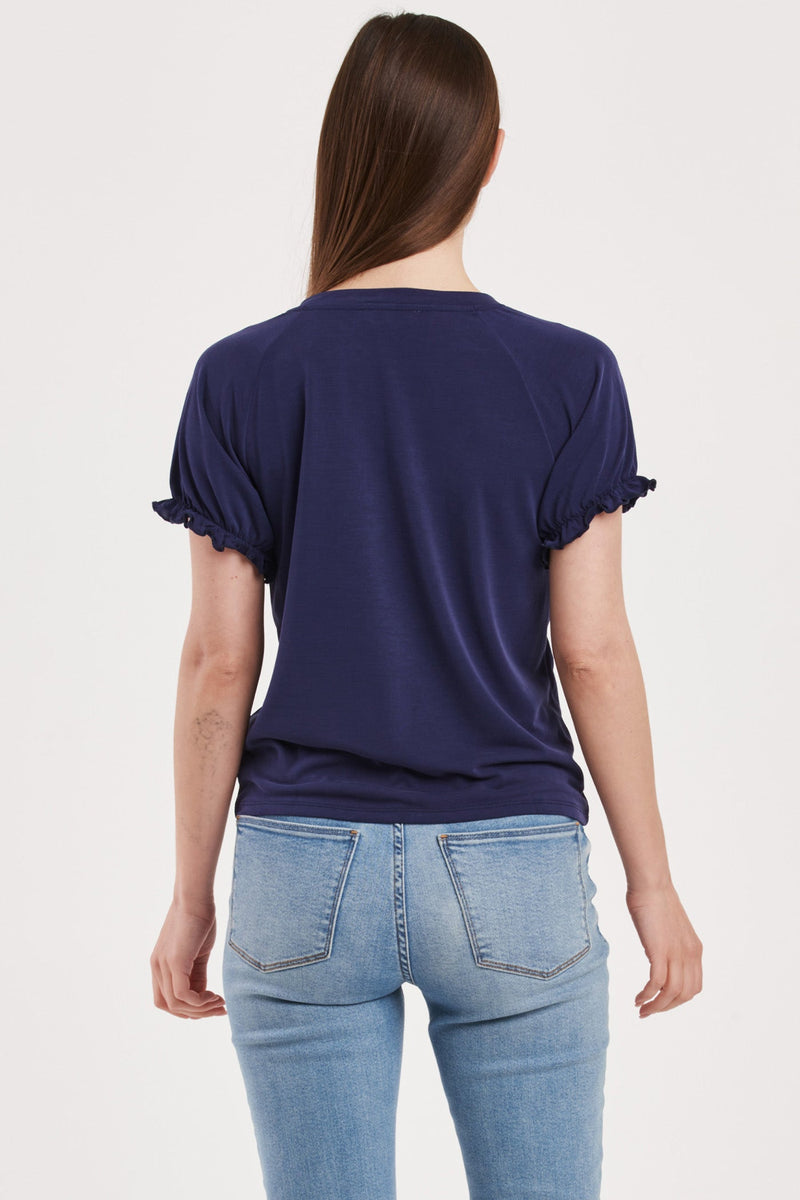 janara-v-neck-ruffle-sleeve-top-electric-indigo