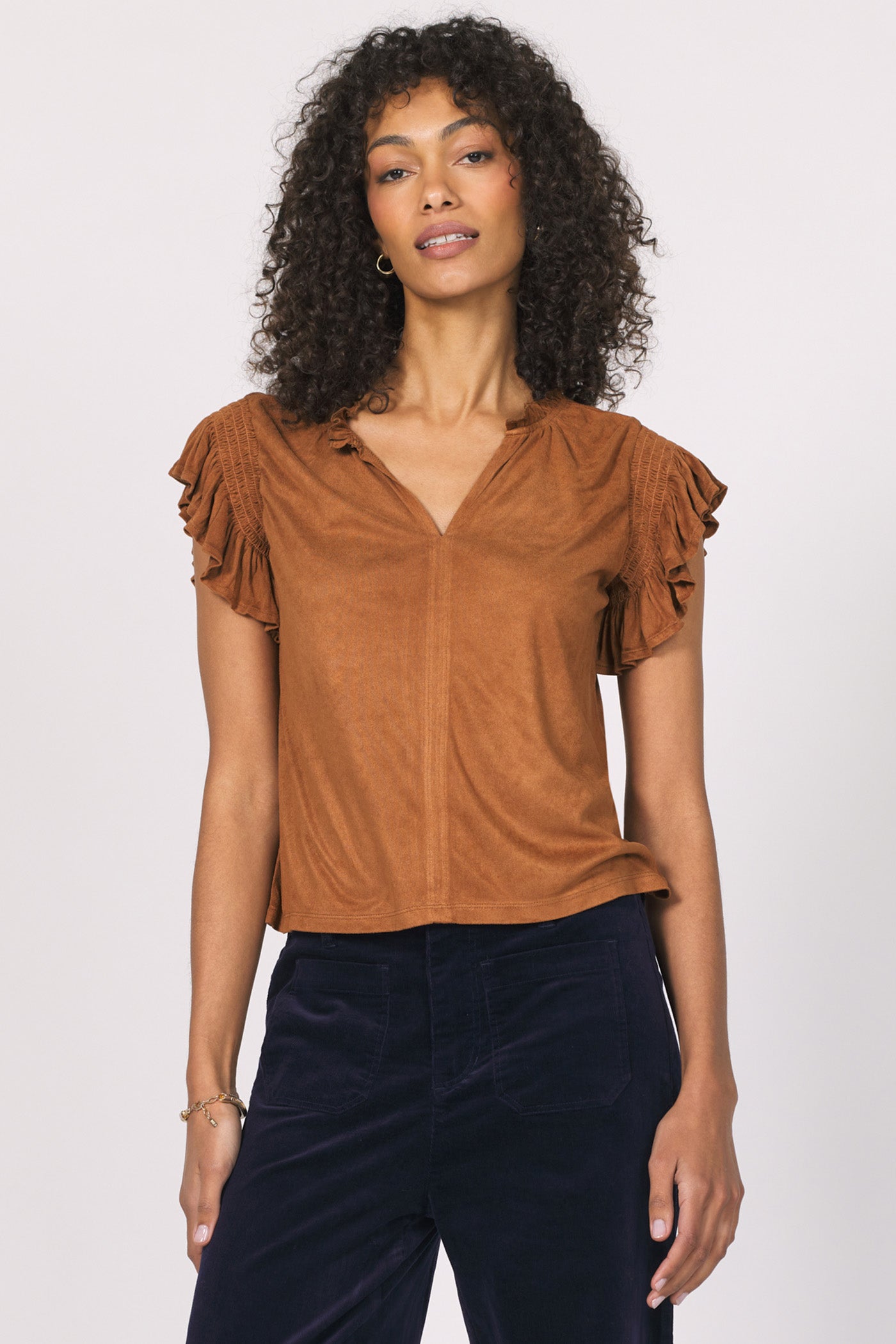 即日発送Ruth velour tops andmary ANDMARY】Ruth velour tops