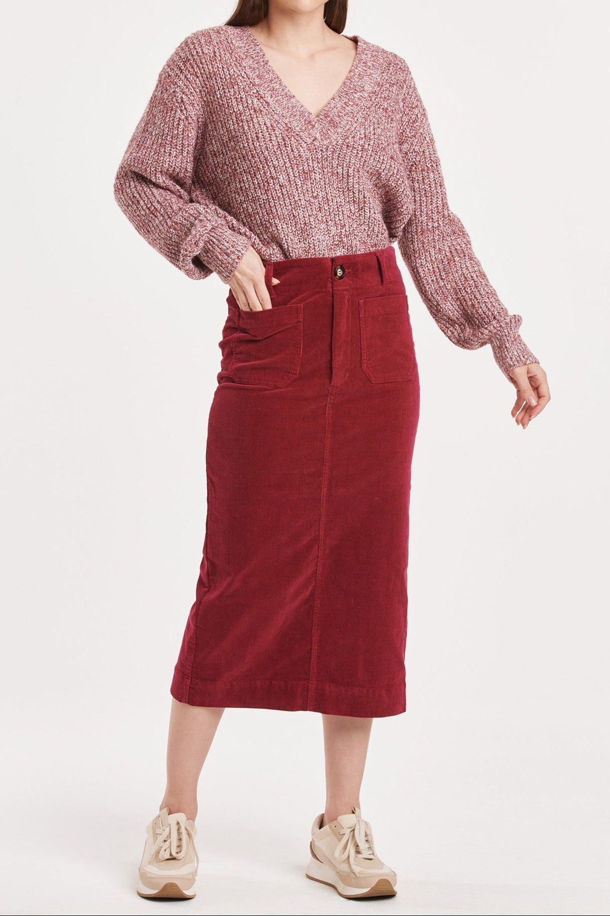 ADDY CORDUROY SKIRT