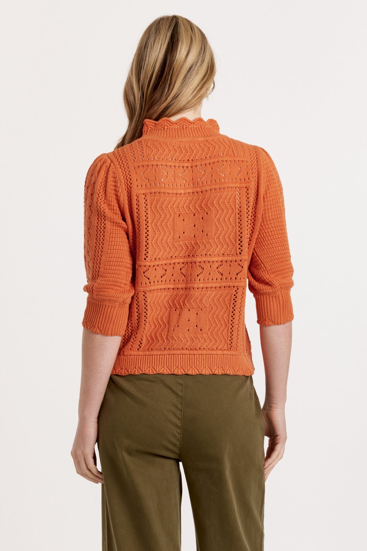 camelia-mock-neck-puff-elbow-sleeve-pointelle-sweater-pumpkin