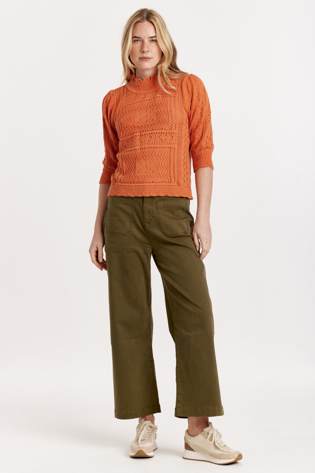 camelia-mock-neck-puff-elbow-sleeve-pointelle-sweater-pumpkin