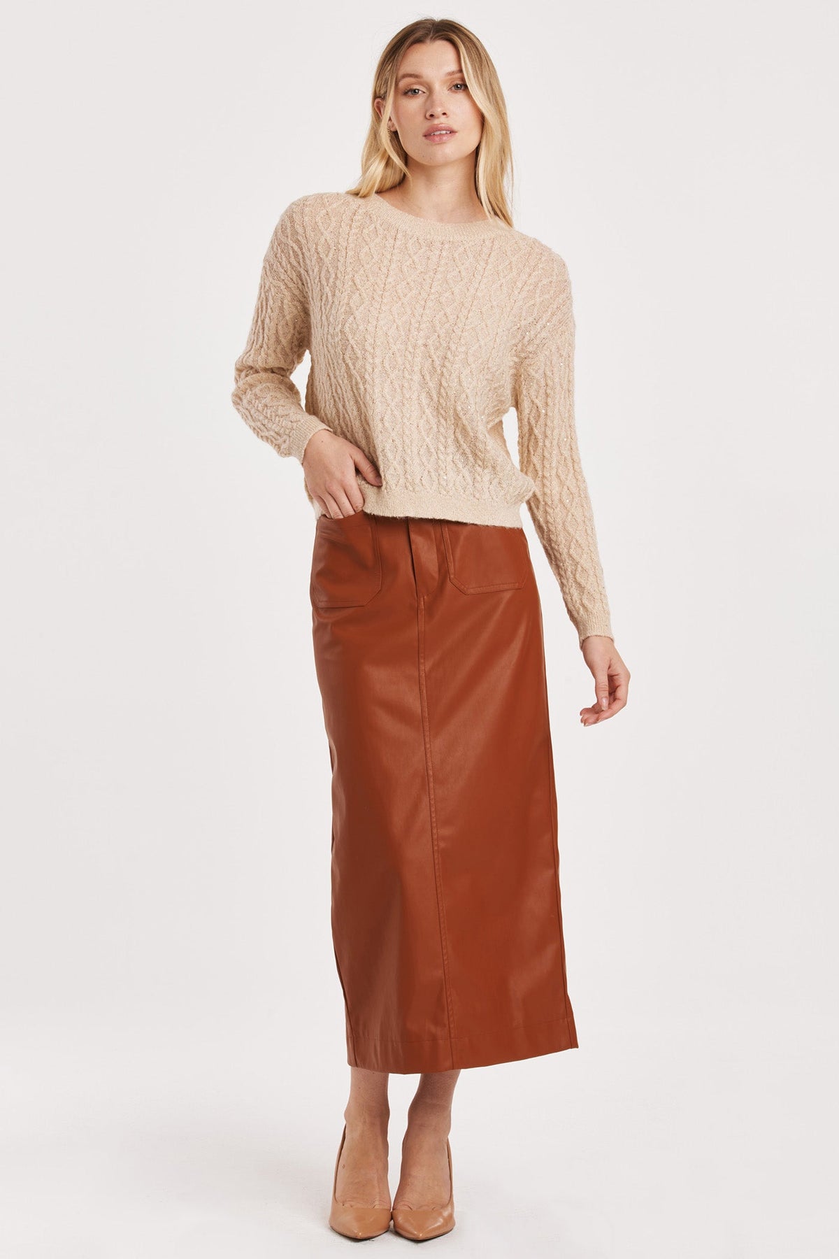 sarai-long-sleeve-cable-knit-sequin-sweater-gold