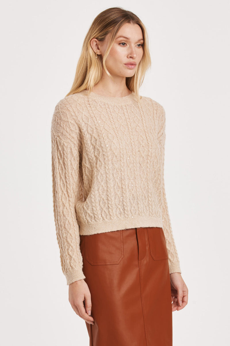 sarai-long-sleeve-cable-knit-sequin-sweater-gold