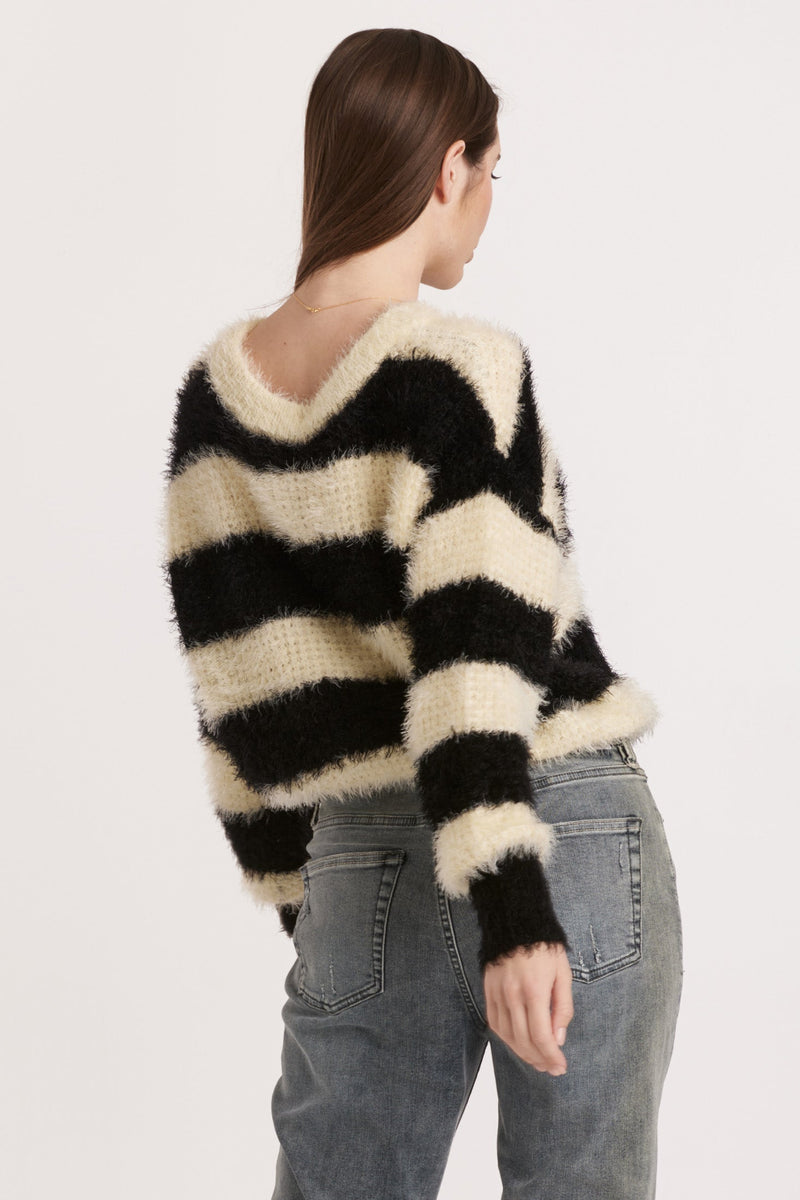 isadora-wide-stripe-drop-shoulder-sweater-black/cream