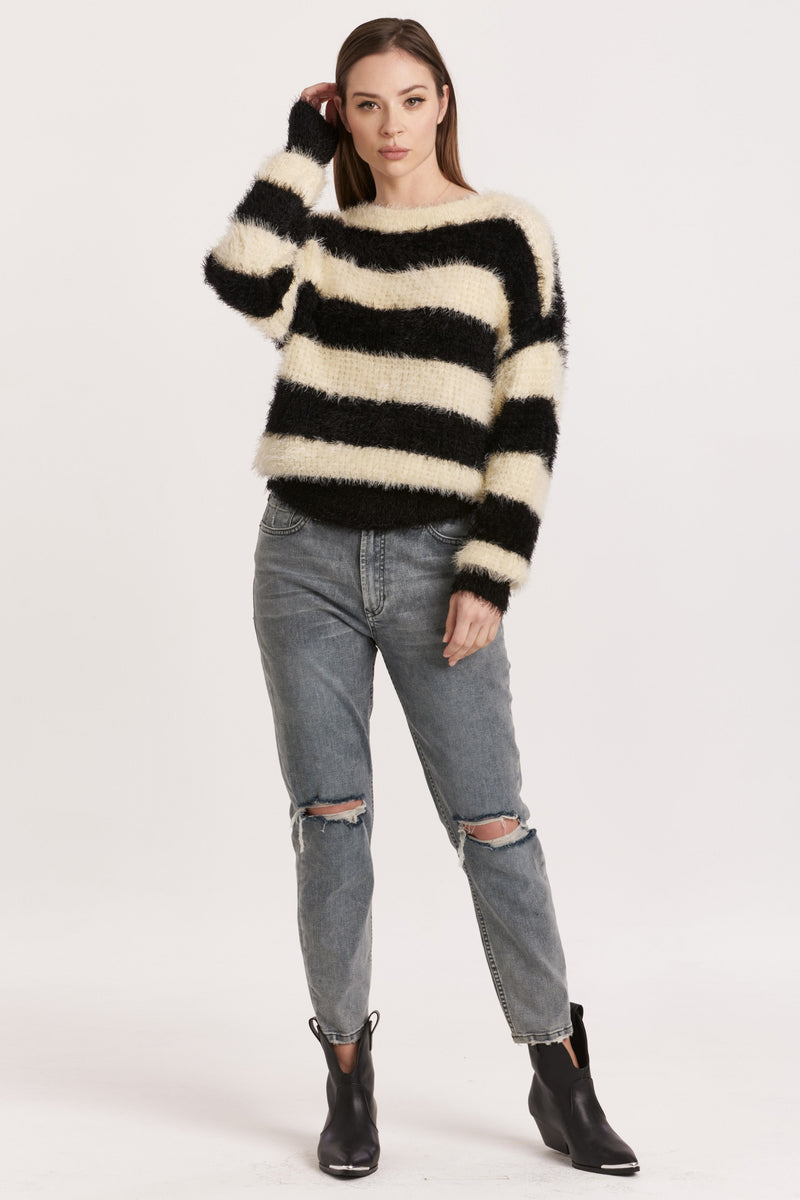 isadora-wide-stripe-drop-shoulder-sweater-black/cream