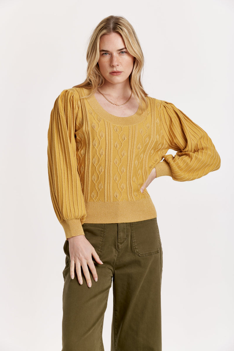 chase-scoop-neck-long-puff-sleeve-sweater-ochre