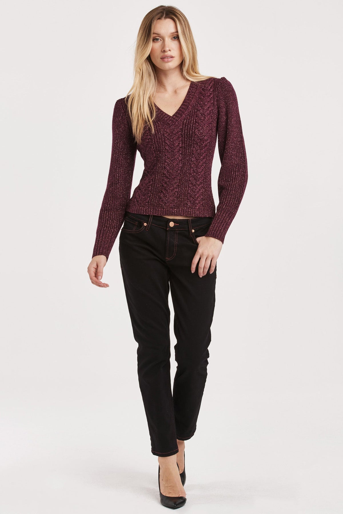 thalia-v-neck-sparkle-sweater-blackberry