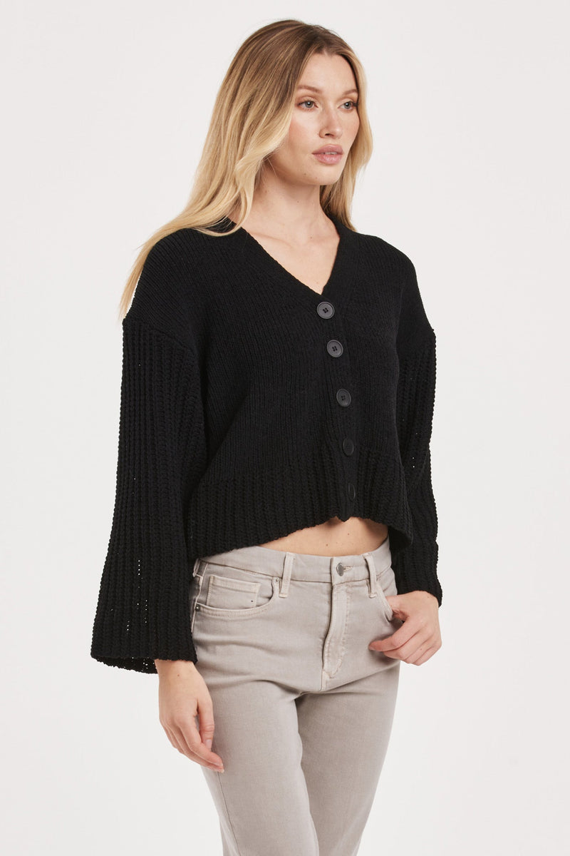 samira-button-front-bell-sleeves-cropped-chunky-knit-sweater-black