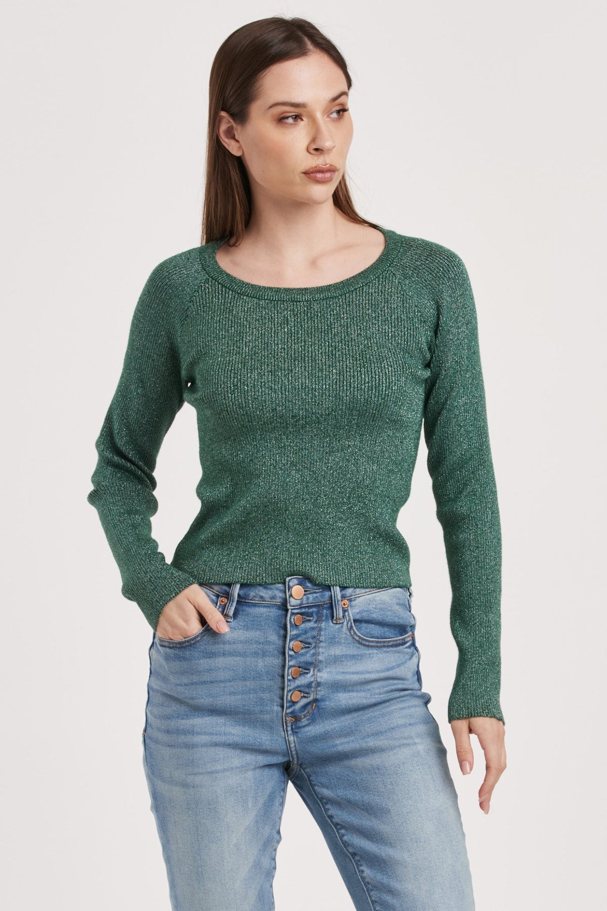 holland-raglan-long-sleeve-scoop-neck-top-green