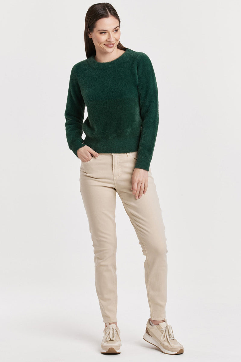 effy-fuzzy-long-sleeve-crew-neck-sweater-clover