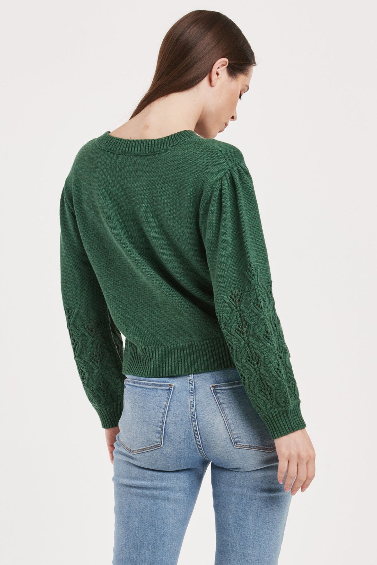 krista-pointelle-puff-sleeve-sweater-clover