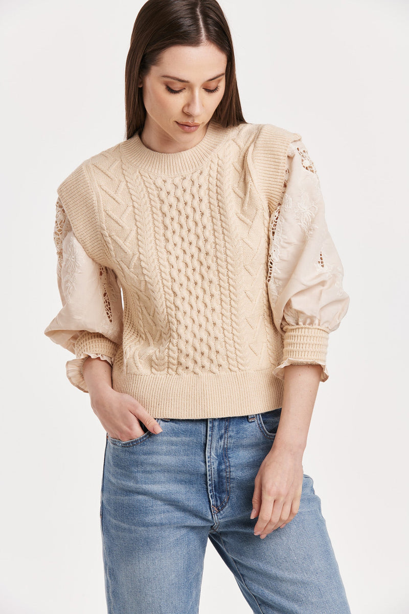 natasha-embroidered-puff-sleeve-cable-knit-sweater-sugar-cookie