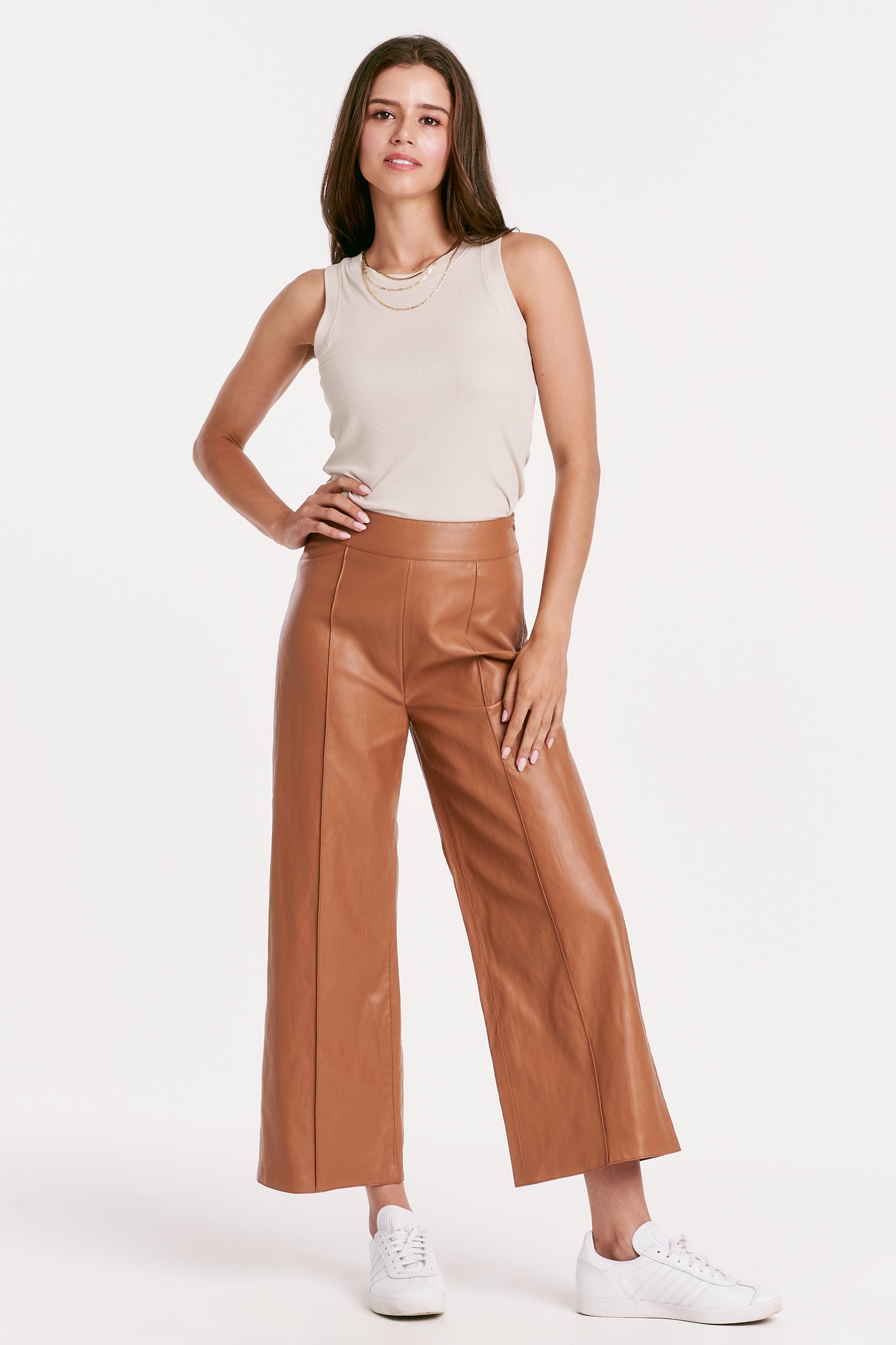 J.Crew Cameron slim cropped pant in four-season stretch G8547 - Hthr Saddle  | JCrewPromo