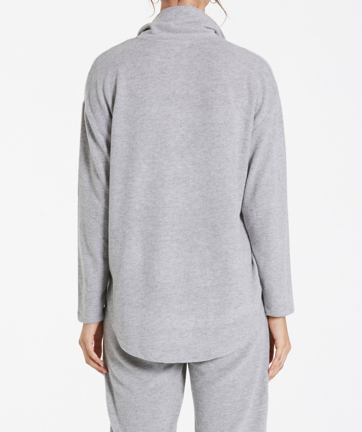 CHARLEIGH sweater in heather grey