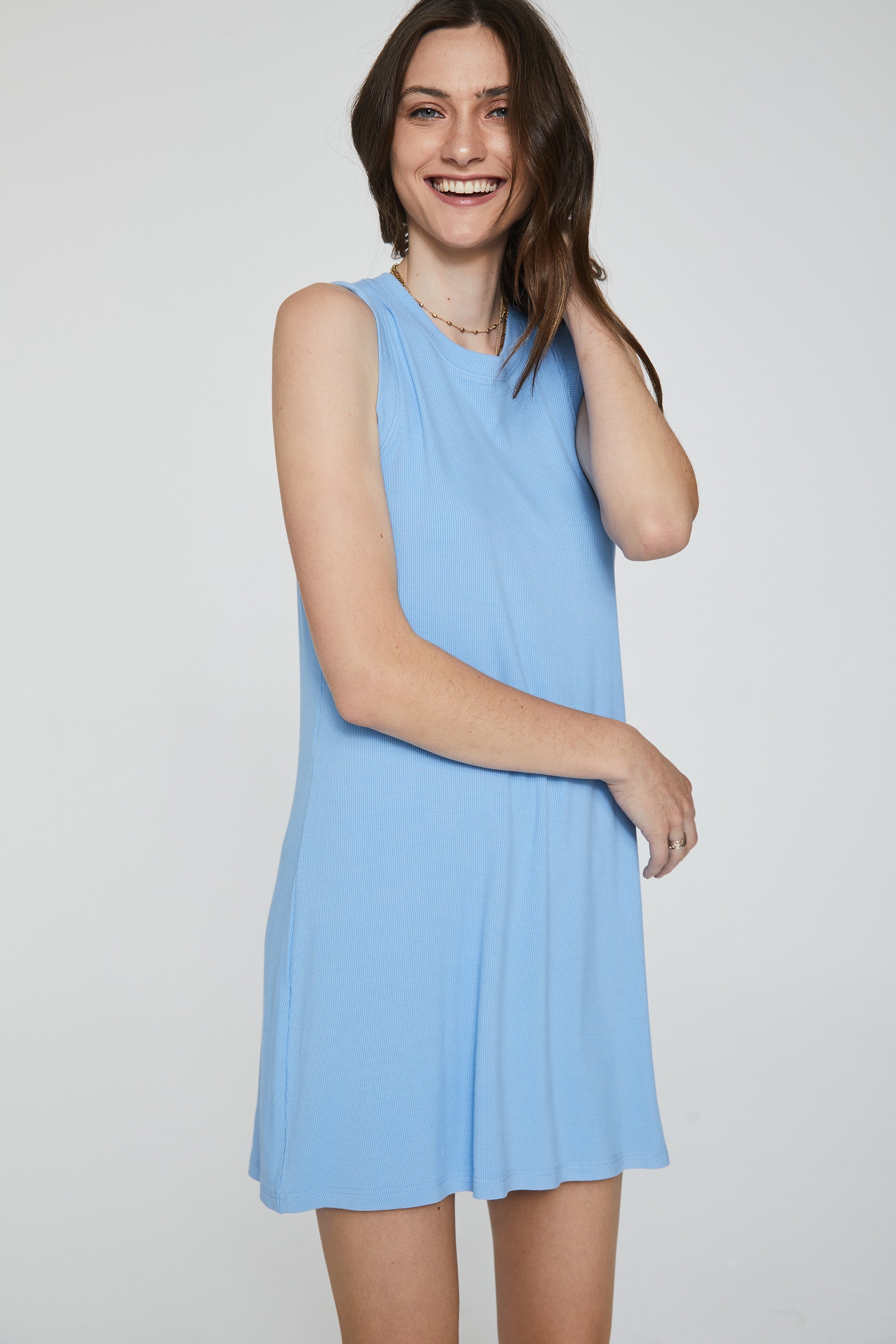 justine-ribbed-dress-azure-front-image-another-love-clothing