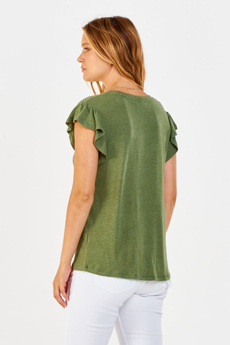 jaqui-flutter-sleeve-top-olive-oil-back-image-another-love-clothing