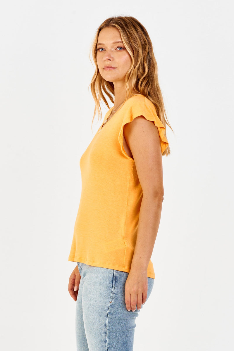 jaqui-flutter-sleeve-top-sunstone-side-image-another-love-clothing