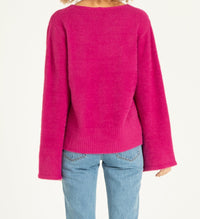 SYLVIA sweater in hot pink