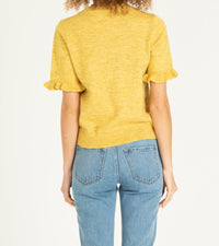 SEZANNA crewneck sweater in yellow