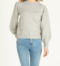 VIOLET sweater in heather grey