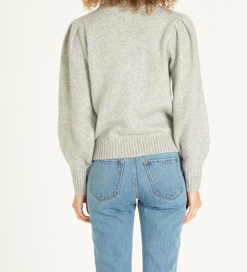 VIOLET sweater in heather grey