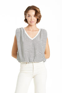 dara-padded-shoulder-black-white-stripe-sweater