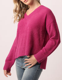 margarita-vneck-long-sleeve-sweater-fuchsia