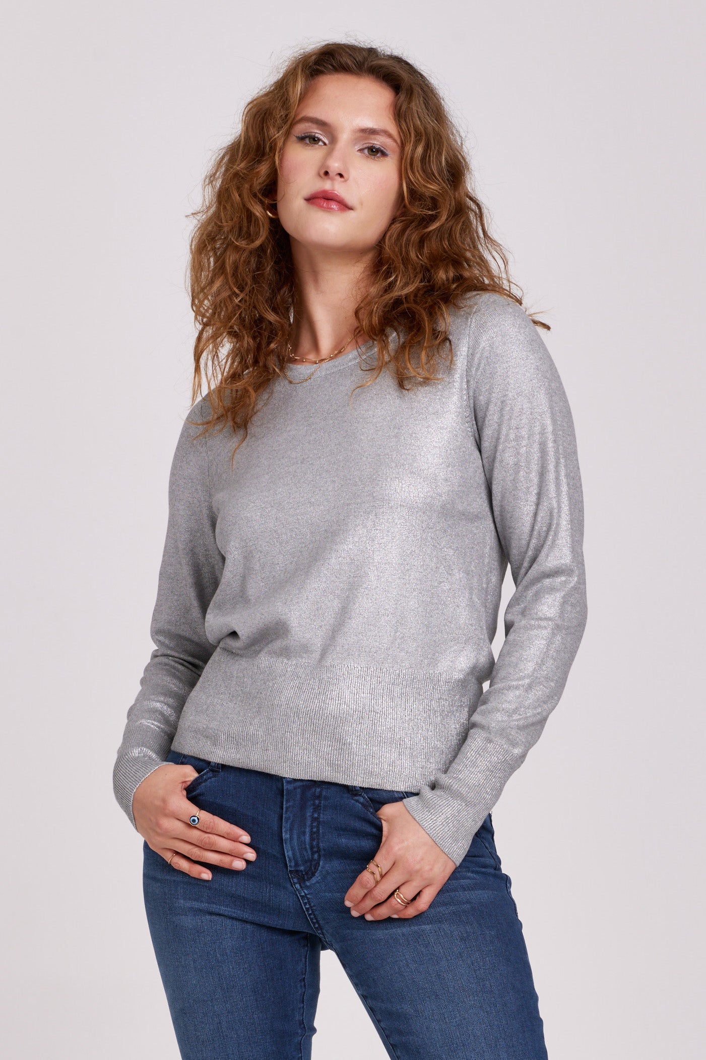 greta-guilded-sweater-silver-foil