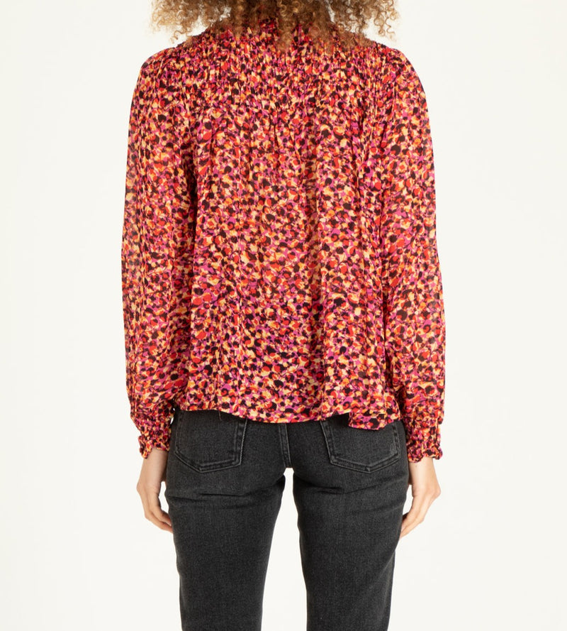DELIGHT blouse in ying yang floral