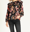 ABIGAIL blouse in cluster floral black