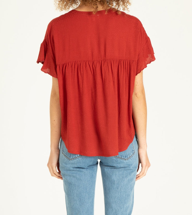 KAYLEIGH blouse top in bosa nova